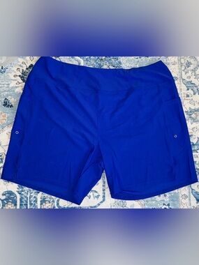 Women's Royal Blue Dibaolong Swim Shorts (NWT) - Size 4XL